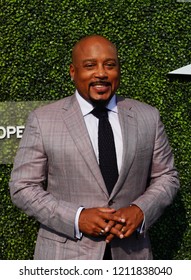 NEW YORK - AUGUST 27, 2018: Daymond John, Business Entrepreneur and Co-star of ABC’s Hit show “Shark Tank”, at the red carpet before 2018 US Open opening night ceremony at National Tennis Center in NY