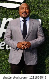 NEW YORK - AUGUST 27, 2018: Daymond John, Business Entrepreneur And Co-star Of ABC’s Hit Show “Shark Tank”, At The Red Carpet Before 2018 US Open Opening Night Ceremony At National Tennis Center In NY