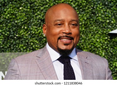 NEW YORK - AUGUST 27, 2018: Daymond John, Business Entrepreneur and Co-star of ABC’s Hit show “Shark Tank”, at the red carpet before 2018 US Open opening night ceremony at National Tennis Center in NY