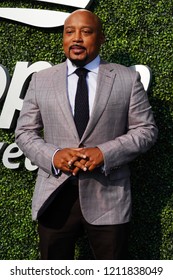 NEW YORK - AUGUST 27, 2018: Daymond John, Business Entrepreneur And Co-star Of ABC’s Hit Show “Shark Tank”, At The Red Carpet Before 2018 US Open Opening Night Ceremony At National Tennis Center In NY