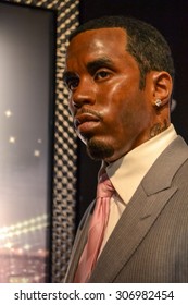 NEW YORK - CIRCA 2011: Sean John Combs Aka Puff Daddy Aka P.Diddy Wax Portrait Madame Tussaud's Museum In New York