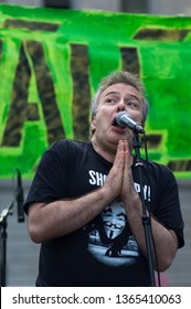 New York City - 16th September, 2012: American Singer And Spoken Word Artist Jello Biafra Giving A Speech At An Occupy Wall St Rally In Foley Square, NYC