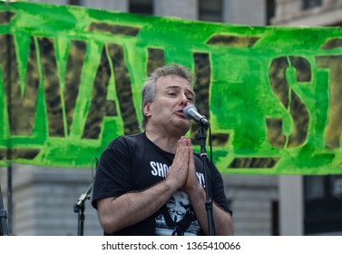 New York City - 16th September, 2012: American Singer And Spoken Word Artist Jello Biafra Giving A Speech At An Occupy Wall St Rally In Foley Square, NYC