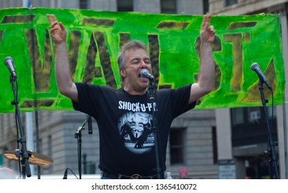 New York City - 16th September, 2012: American Singer And Spoken Word Artist Jello Biafra Giving A Speech At An Occupy Wall St Rally In Foley Square, NYC