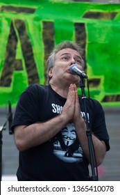 New York City - 16th September, 2012: American Singer And Spoken Word Artist Jello Biafra Giving A Speech At An Occupy Wall St Rally In Foley Square, NYC