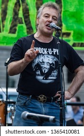 New York City - 16th September, 2012: American Singer And Spoken Word Artist Jello Biafra Giving A Speech At An Occupy Wall St Rally In Foley Square, NYC