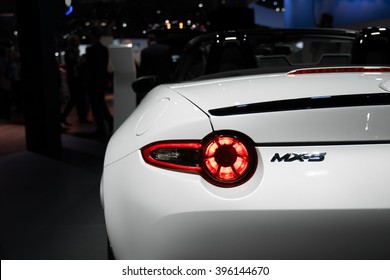 New York City - 3/25/16 - At The New York International Auto Show, The New 2016 Mazda MX-5 Miata