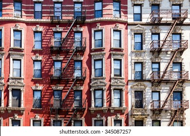 New York City Apartment Building Background