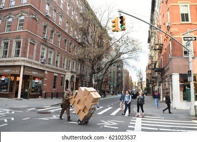 New York City - April 13, 2017: West Village, NYC, USA.