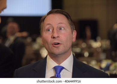 NEW YORK CITY - APRIL 14 2016: The New York State Republican Party Held A Gala In Honor Of New Mexico Governor Susana Martinez. Former Gubernatorial Candidate Rob Astorino