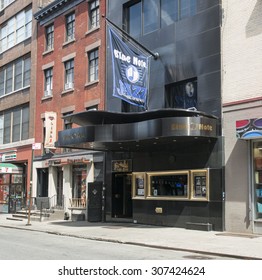 NEW YORK CITY - APRIL 18: Facade Of The Blue Note Jazz Club, On April 18, 2015 In New York City. 