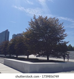 New York City - AUG 22th, 2015: Franklin D. Roosevelt Four Freedoms State Park