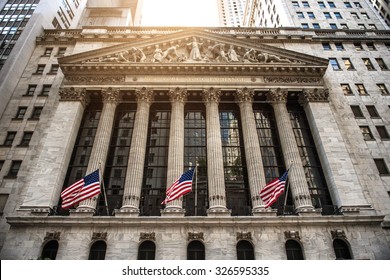NEW YORK CITY - August 20: The New york Stock Exchange August 20, 2015 in New York, NY. It is the largest stock exchange in the world by market capitalization.