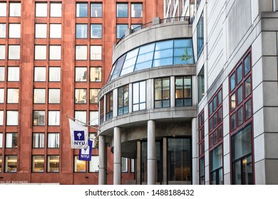 NEW YORK CITY - AUGUST 24, 2019:  View of the NYU Stern School of Business at New York University in Manhattan NYC.