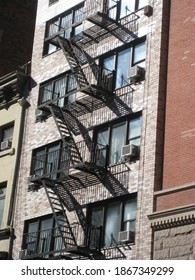 New York City Building Fire Escape Stock Photo 1867349299 | Shutterstock