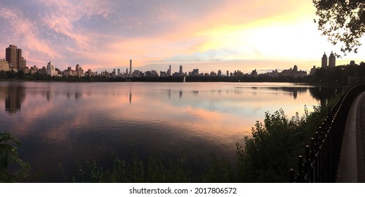 New York City Central Park Reservoir 