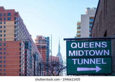 New York City East Side 34th Street Queens Midtown Tunnel 