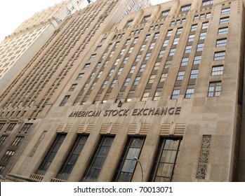 NEW YORK CITY - FEBRUARY 17: The Historic American Stock Exchange (AMEX) Is Now Controlled By The NYSE But Was Originally Formed By  Curbstone Brokers February 17, 2010 In New York, NY.