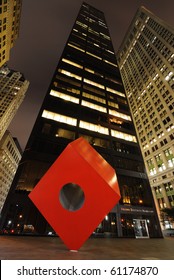 NEW YORK CITY - JULY 17: Built As Marine Midland Building In 1967, This Building Now Houses HSBC, The World's Largest Banking And Financial Services Group July 17, 2010 In New York, New York.