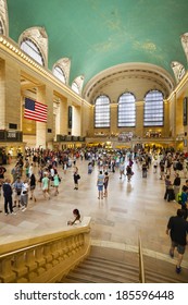 New York City - June 22: People Inside Grand Central Station In New York On June 22, 2013