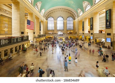 New York City - June 22: People Inside Grand Central Station In New York On June 22, 2013