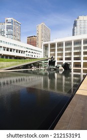 New York City - June 22: Paul Milstein Pool And Terrace At Lincoln Center In New York On June 22, 2013