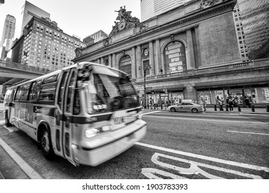 NEW YORK CITY - JUNE 8, 2013: Grand Central Station Terminal Exterior View.