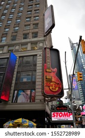 New York City - Manhattan. March 1 2019. Corner View Of Iconic Landmark In Times Square.