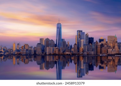 New York City with Manhattan Skyline over Hudson River,New York City, USA	
 - Powered by Shutterstock