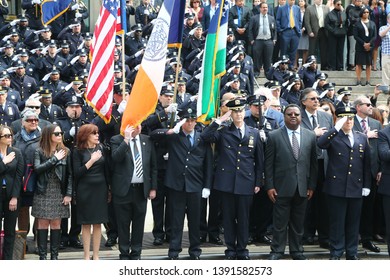 NEW YORK CITY - MAY 7 2019: Funeral Services Were Held For Queens County District Attorney Richard Brown At The Reform Synagogue Of Forest Hills