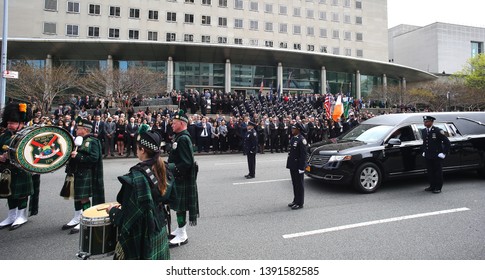 NEW YORK CITY - MAY 7 2019: Funeral Services Were Held For Queens County District Attorney Richard Brown At The Reform Synagogue Of Forest Hills