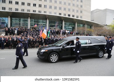 NEW YORK CITY - MAY 7 2019: Funeral Services Were Held For Queens County District Attorney Richard Brown At The Reform Synagogue Of Forest Hills