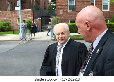 NEW YORK CITY - MAY 7 2019: Funeral Services Were Held For Queens County District Attorney Richard Brown At The Reform Synagogue Of Forest Hills