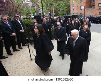 NEW YORK CITY - MAY 7 2019: Funeral Services Were Held For Queens County District Attorney Richard Brown At The Reform Synagogue Of Forest Hills