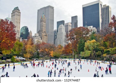 Ice Skaters Having Fun New York Stock Photo (Edit Now) 88847629