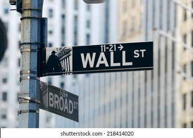 NEW YORK CITY, NY - AUG 8: Wall Street is  a metonymy for the "influential financial interests" of the American financial industry. August 8, 2010 in Manhattan, New York City. 