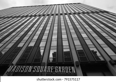 NEW YORK CITY, NY OCT 3: Madison Square Garden Is An Indoor Arena That Sits Above Penn Station. It Is Home To The NY Knicks (NBA), NY Rangers (NHL) And NY Liberty (WNBA), Oct 3rd, 2013 In NYC 