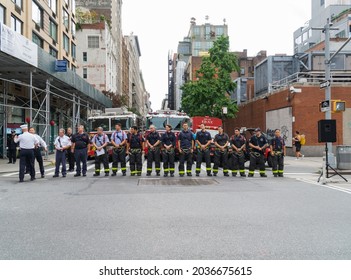 New York City, NY USA September 5, 2021 911 Father Mychal Judge Walk Of Remembrance. 