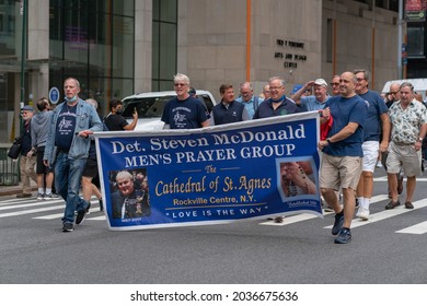 New York City, NY USA September 5, 2021 911 Father Mychal Judge Walk Of Remembrance. 