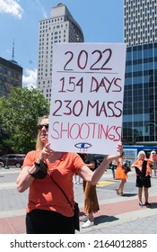 New York City, NY USA June 4, 2022. Anti Gun Violence Activists Groups Held A Rally And Honored The Victims And Survivors Of Gun Violence. 