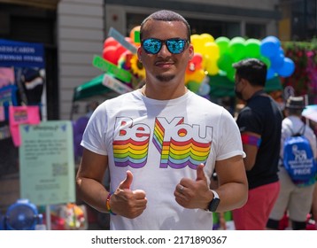 New York City, NY USA June 26, 2022 New York City Celebrates Pride Fest Street Festival.   