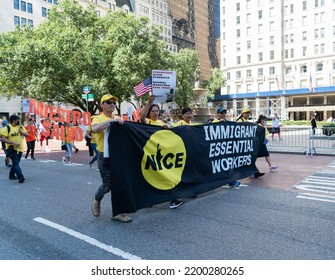 New York City, NY USA September 10, 2022. New York City Celebrated The 40th Annual Labor Day Parade.