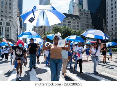 New York City, NY USA September 10, 2022. New York City Celebrated The 40th Annual Labor Day Parade.