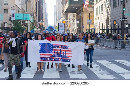 New York City, NY USA September 10, 2022. New York City Celebrated The 40th Annual Labor Day Parade.