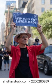 New York City, NY USA September 10, 2022. New York City Celebrated The 40th Annual Labor Day Parade.