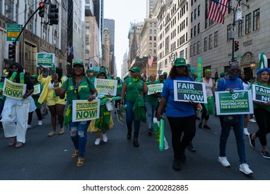 New York City, NY USA September 10, 2022. NYC Celebrates The 40th Annual Labor Day Parade In NYC.