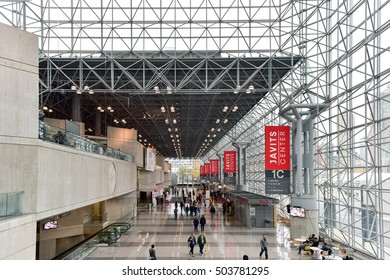 New York City - October 22, 2016: Jacob K. Javits Convention Center In New York City.