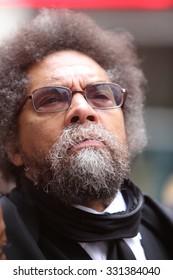 NEW YORK CITY - OCTOBER 24 2015: More Than One Thousand Activists Marched On Behalf Of The Families Of Victims Of Alleged Police Brutality In RiseUpOctober. Dr Cornel West