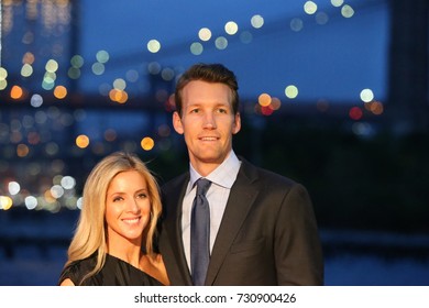 NEW YORK CITY - OCTOBER 5 2017: The Brooklyn Bridge Park Conservancy Heads Its 5th Annual Black Tie Ball. NBA Star Mike Dunleavy