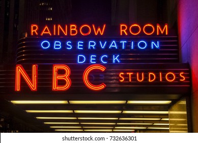 New York City - September 21, 2006: Rainbow Room At Rockefeller Center